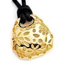 韓式簍空香包項鍊