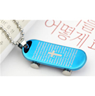 韓式聖經滑板車項鍊（淺藍）