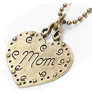 韓式復古mon桃心項鍊