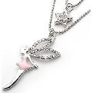 韓式天使星星双層項鍊