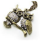 韓式情侶貓頭鷹項鍊