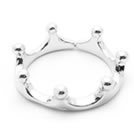 韓式皇冠開口戒（銀）