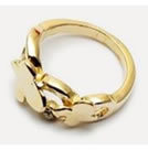 韓式双蝴蝶尾戒