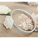 韓式白玫瑰戒子