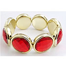 韓式寶石手鐲(紅)