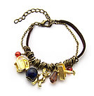 韓式掛式電話小熊造型手鍊