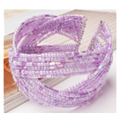 韓式波希米亞風串珠手鐲(淺紫)