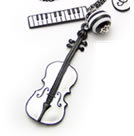 韓式音樂吉他項鍊(白)