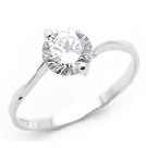 純銀八心八箭銀戒