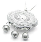 純銀長命百歲生肖「豬」吊墜