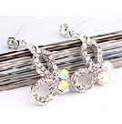 韓式滿鑽蝴蝶耳環