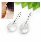 韓式水晶魔豆耳環