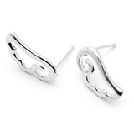 韓式天使翅膀耳環