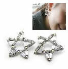 韓式閃閃五星耳釘