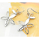 韓式五葉花連花耳環