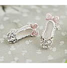 韓式水晶蝴蝶結鞋