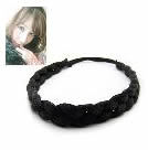 小辮子髮帶(黑)