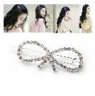 滿鑽蝴蝶結髮夾