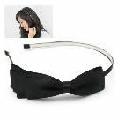 淑女款蝴蝶結髮圈(黑)