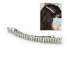 金屬亮片髮夾(銀)