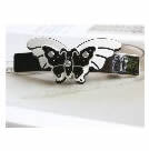 清爽黑白配双蝶髮夾