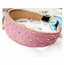 水鑽雪紡寬邊髮圈(粉)