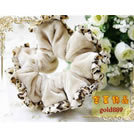 豹紋★絨布+緞面★精品大腸圈