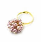 韓式手串葡萄花開口戒