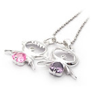 925純銀周大福你我一輩子情侶墜1對入(不含鍊)